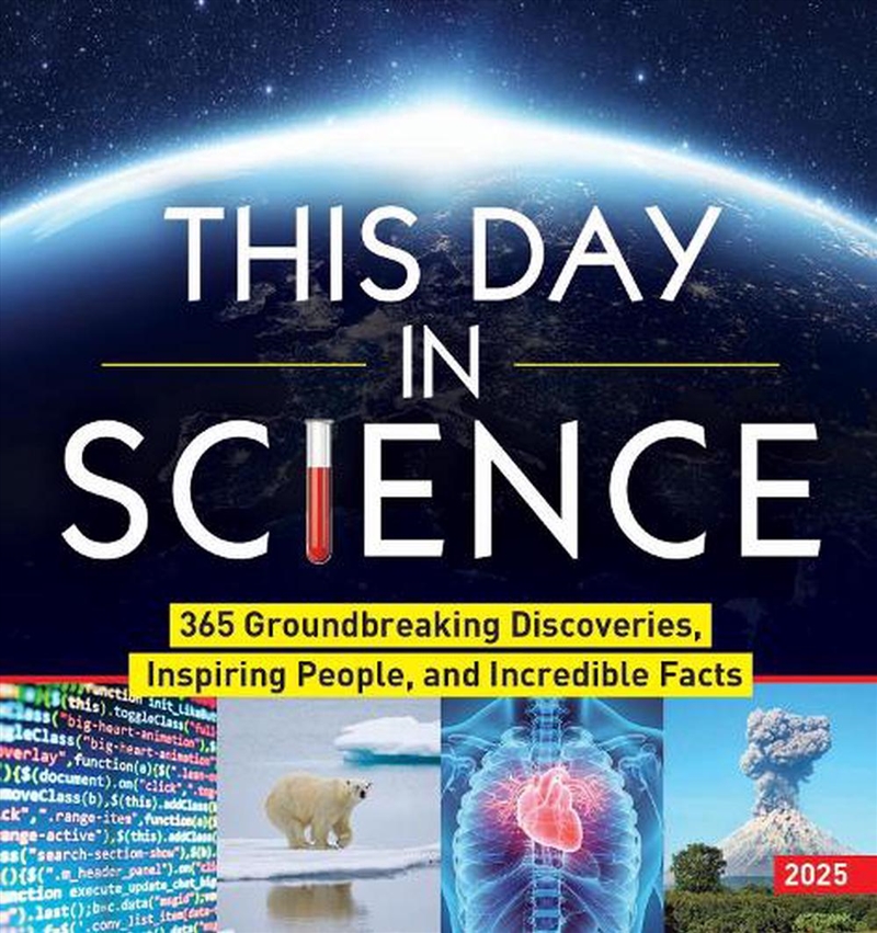 2025 This Day In Science Boxed Calendar/Product Detail/Calendars & Diaries