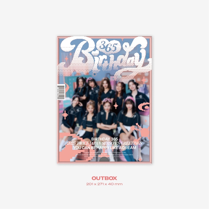 Twice - Birthday 365 2025 Japan Season's Greetings/Product Detail/KPOP Merch