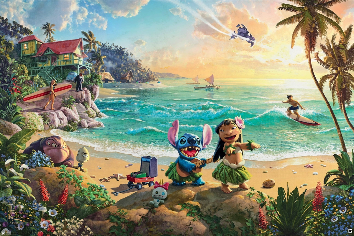 Thomas Kinkade - Lilo & Stitch - Reg Poster/Product Detail/Posters & Prints