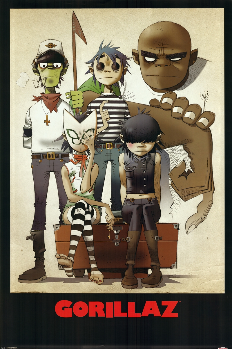 Gorillaz - All Here/Product Detail/Posters & Prints