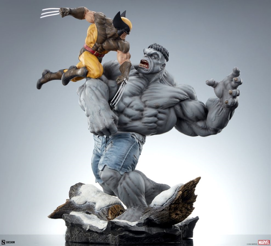 Marvel Comics - Grey Hulk vs Wolverine Maquette/Product Detail/Figurines