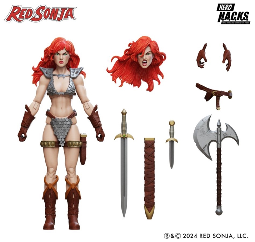 Red Sonja - Red Sonja Hero H.A.C.K.S 1:18 Scale Figure/Product Detail/Figurines