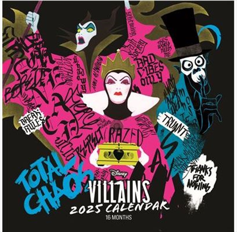 Disney Villains - 2025 Square Wall Calendar/Product Detail/Calendars & Diaries