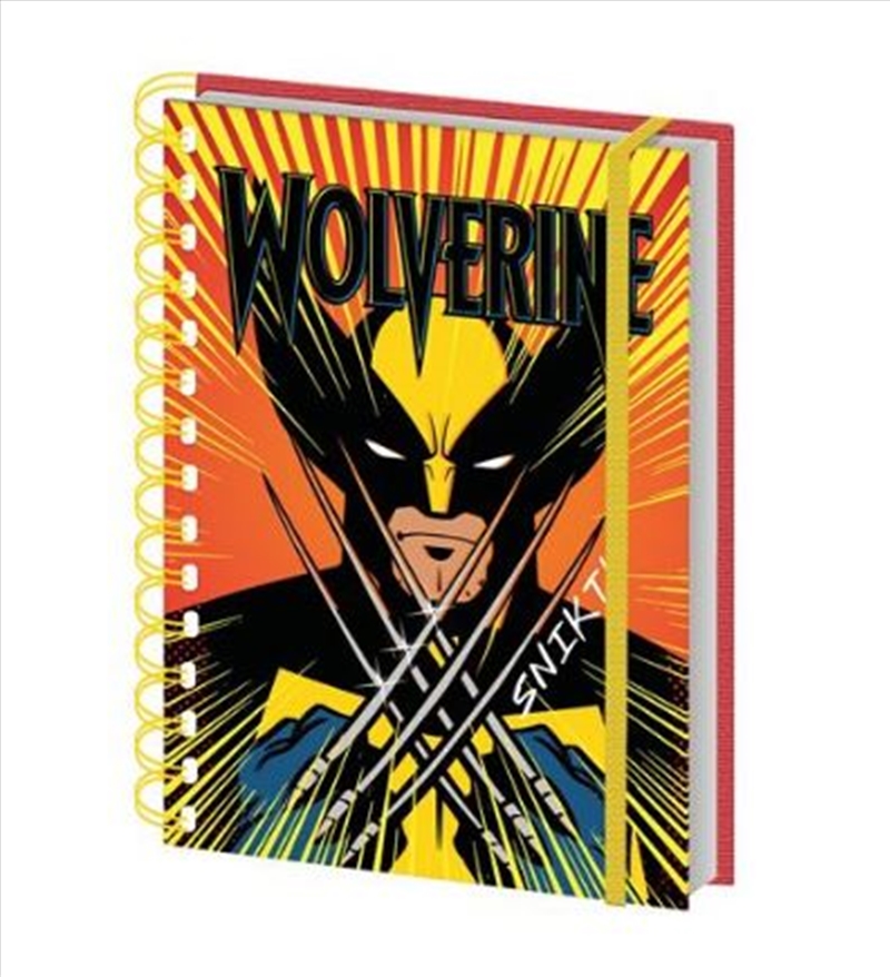 Marvel Comics - Wolverine X Men - A5 Wiro Notebook/Product Detail/Notebooks & Journals