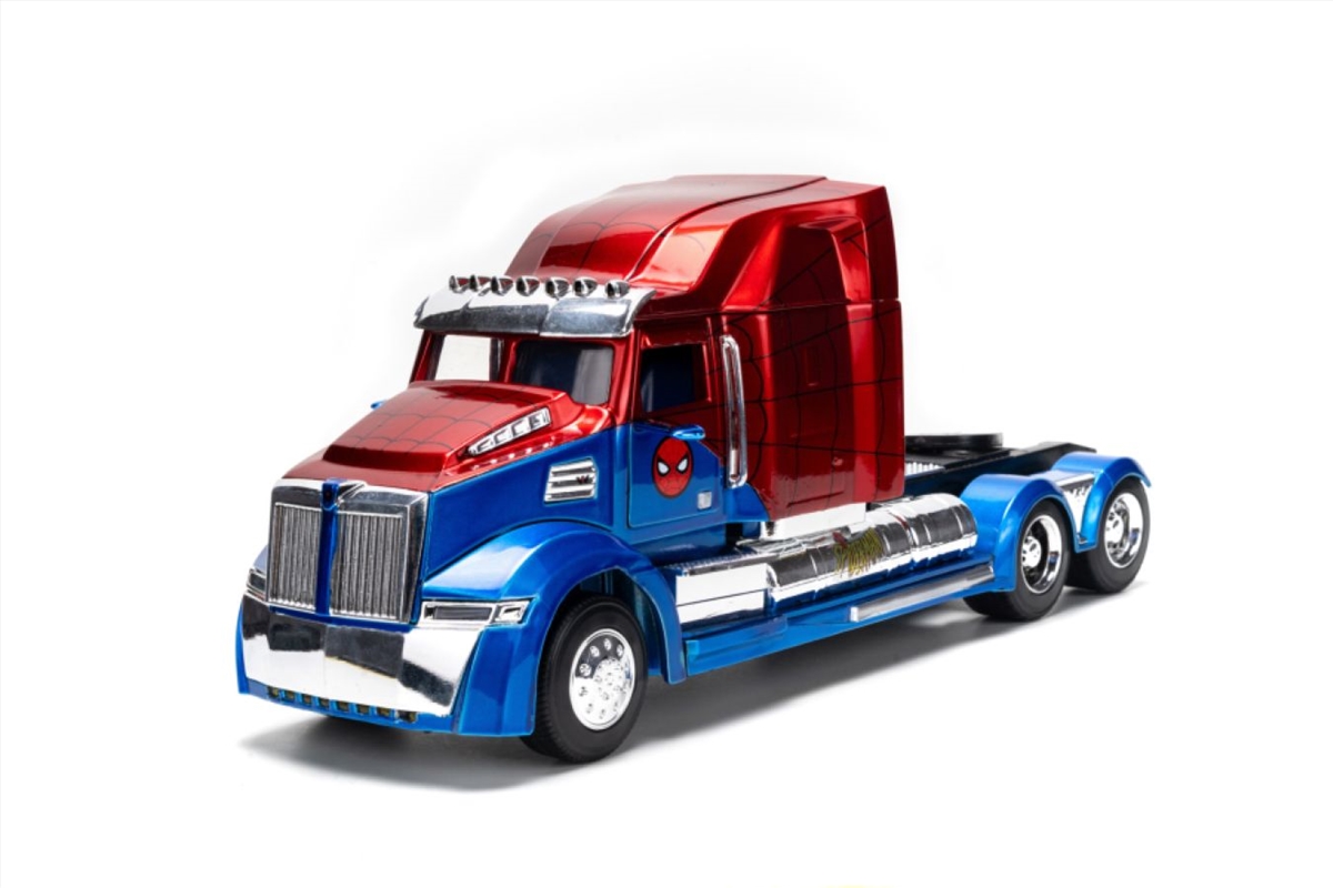 Marvel Comics - Spider-Man Big Rig 1:24 Scale Diecast Vehicle/Product Detail/Figurines