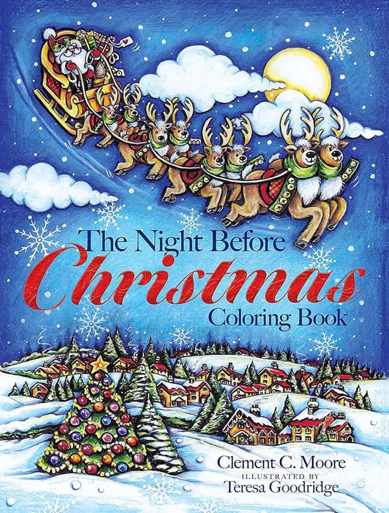 Night Before Christmas Coloring Book/Product Detail/Kids Activity Books