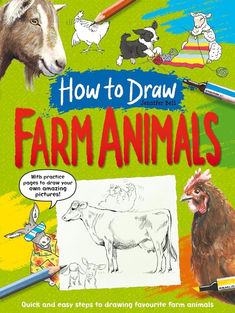 How To Draw - Farm Animals/Product Detail/Kids Activity Books