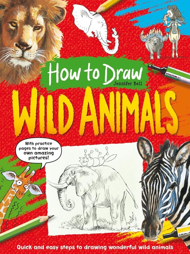 How To Draw - Wild Animals/Product Detail/Kids Activity Books