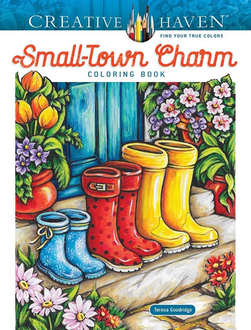 Creative Haven Small-Town Charm Coloring Book/Product Detail/Crafts & Handiwork