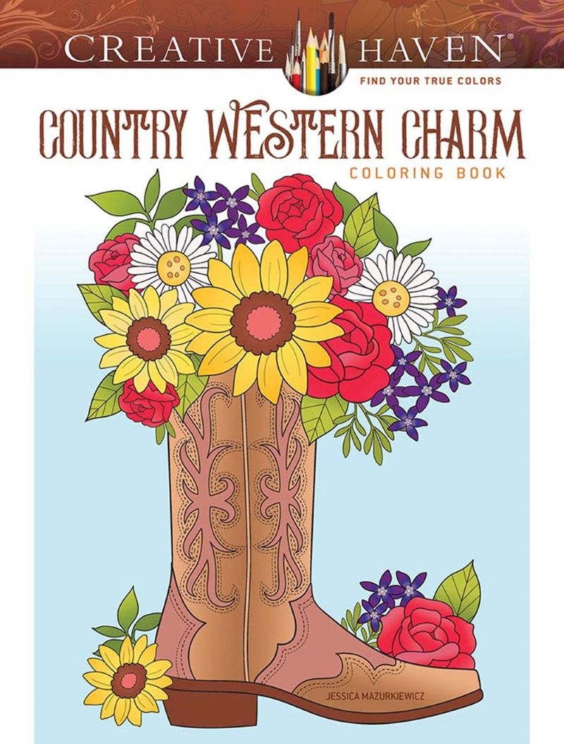 Creative Haven Country Western Charm Coloring Book/Product Detail/Crafts & Handiwork