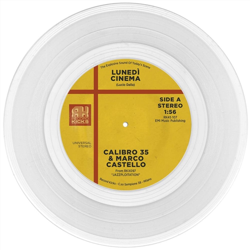 Lunedi Cinema / Chaser [7In] (Transparent Vinyl)/Product Detail/Alternative