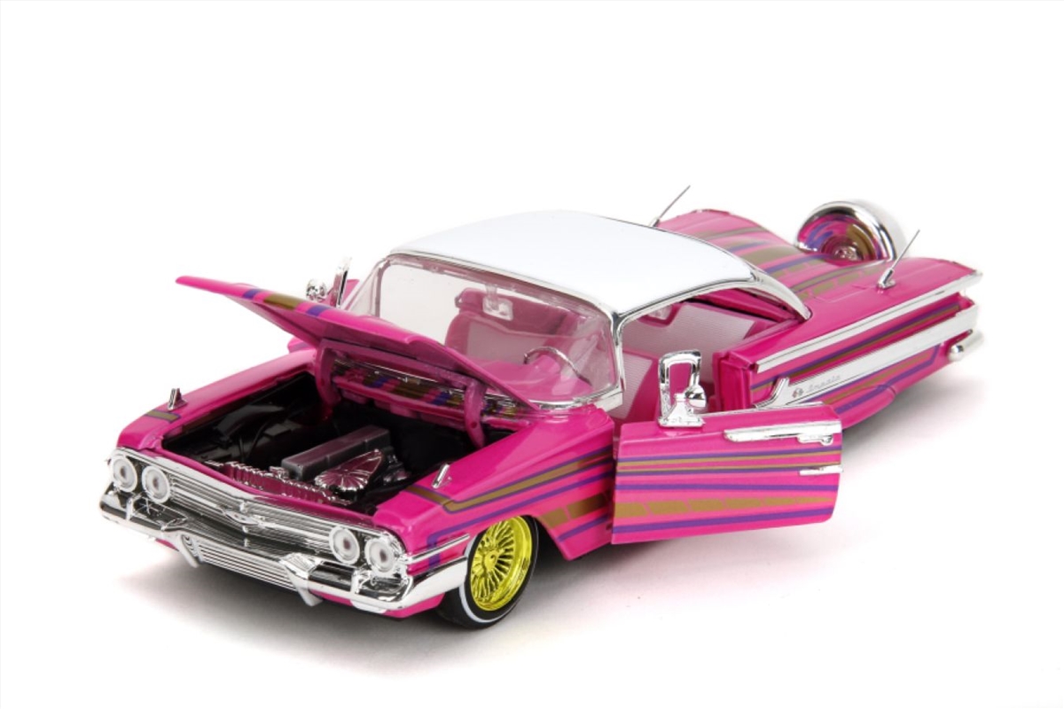 Pink Slips - 1960 Chevy Impala Low Rider 1:24 Scale Diecast Vehicle/Product Detail/Figurines