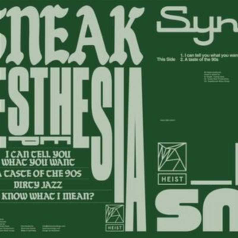 Synesthesia  (12In Ep)/Product Detail/Dance