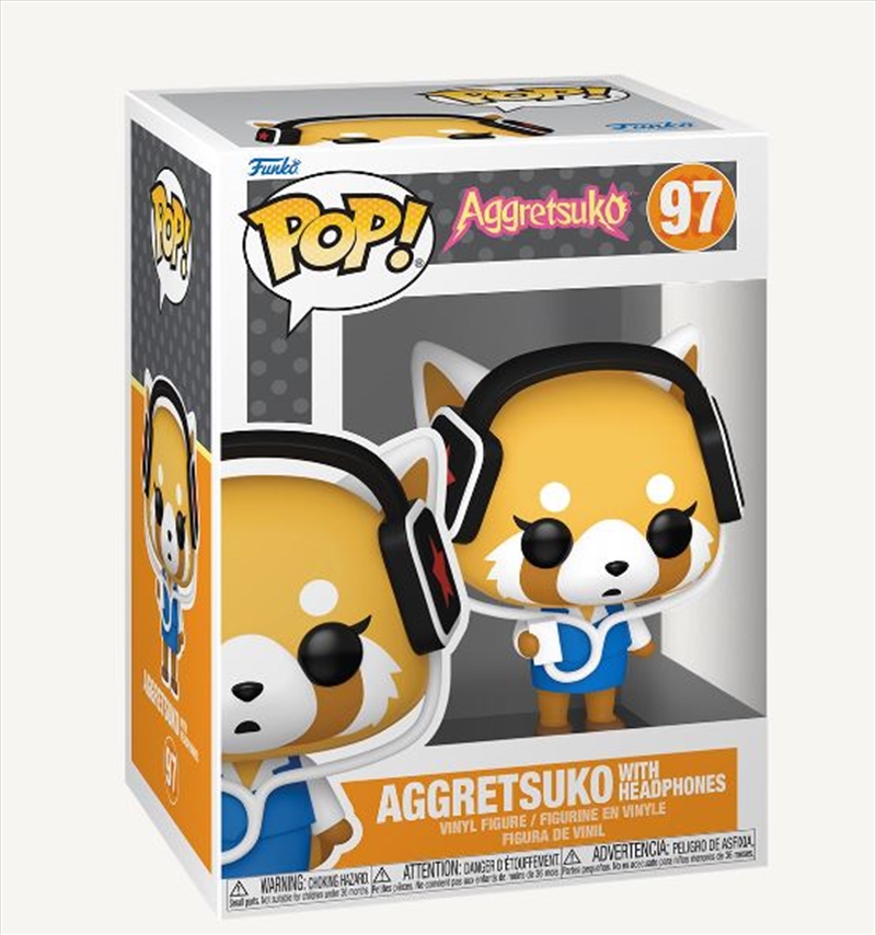 Aggretsuko - Aggretsuko w/Headphones Pop!/Product Detail/TV