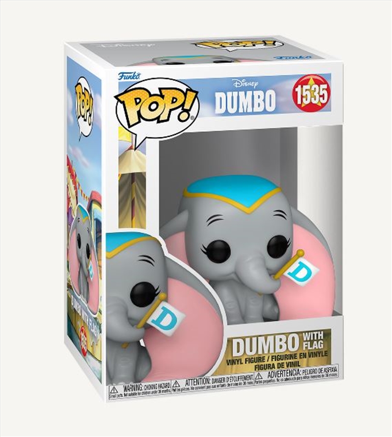 Dumbo - Dumbo w/Flag Pop!/Product Detail/Movies