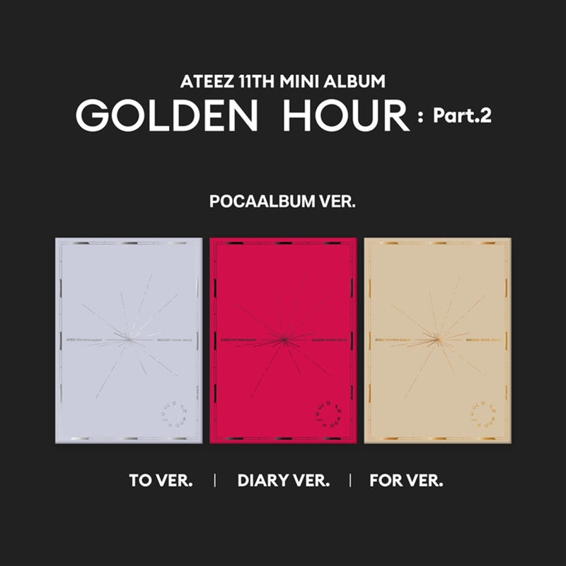 Ateez - Golden Hour : Part.2 11th Mini Album Toktoq Gift Pocaalbum Set/Product Detail/World