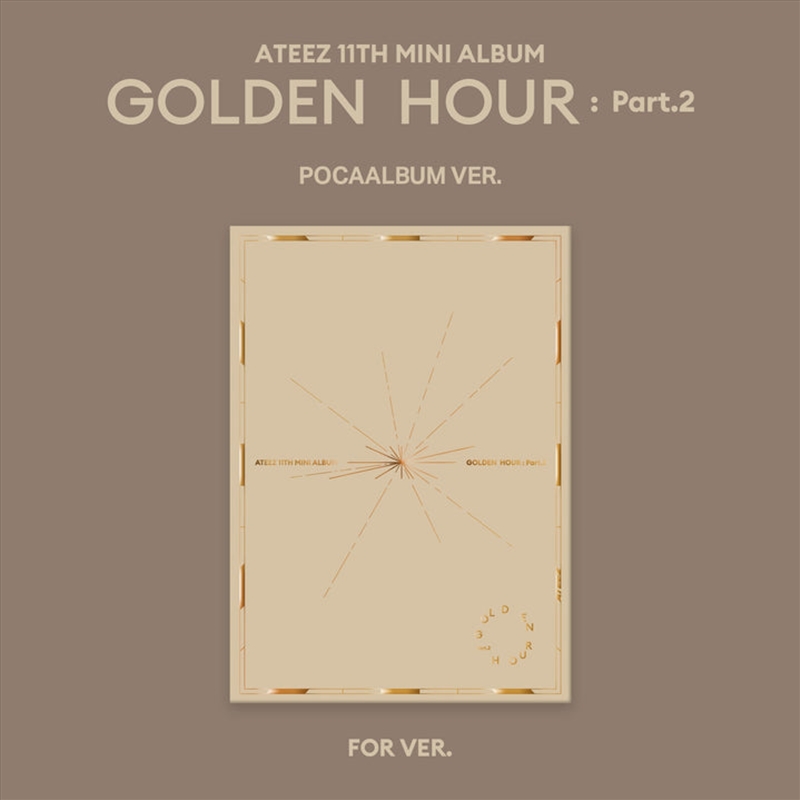 Ateez - 11th Ep [Golden Hour : Part.2] (Pocaalbum Ver.) For Ver/Product Detail/World