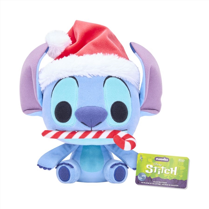 Lilo & Stitch - Stitch with Candy Cane US Exclusive 7" Pop! Plush RS/Product Detail/Plush Toys