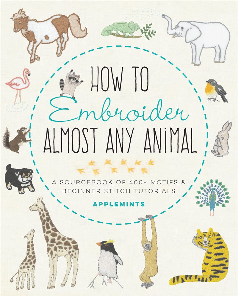 How to Embroider Almost Every Animal/Product Detail/Crafts & Handiwork