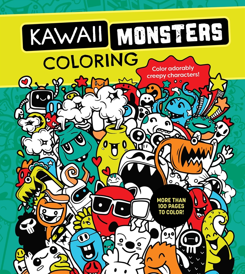 Kawaii Monsters Coloring Book/Product Detail/Kids Colouring