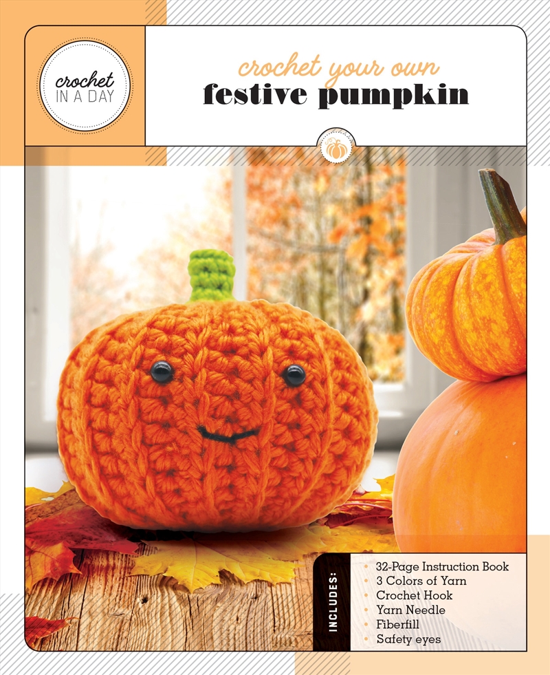 Festive Pumpkin (Crochet Your Own Kit)/Product Detail/Crafts & Handiwork