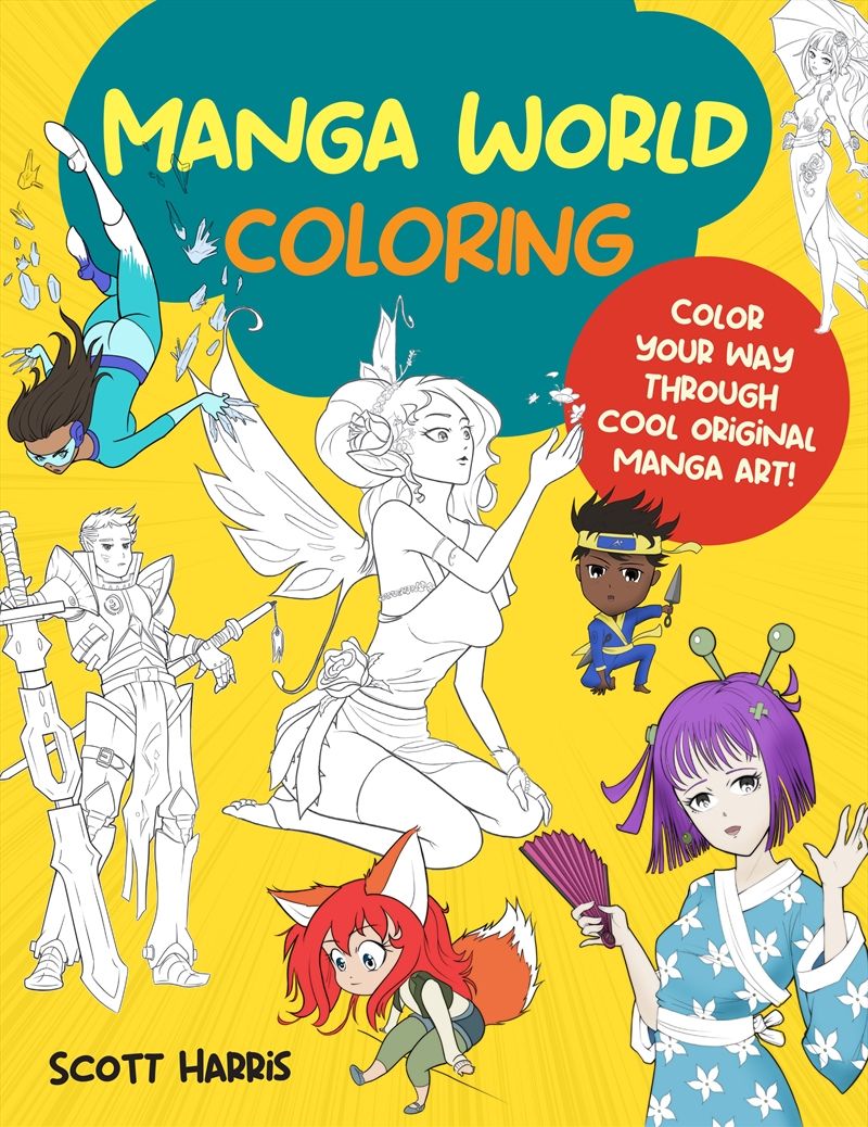 Manga World Coloring/Product Detail/Adults Colouring