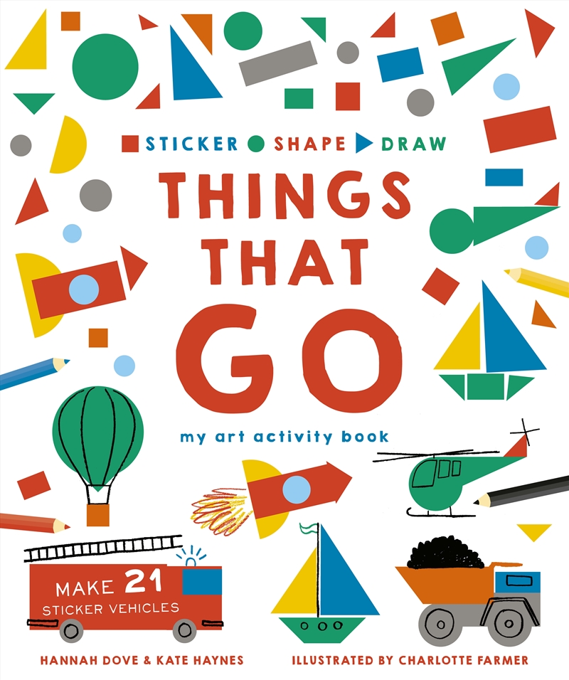 Sticker, Shape, Draw: Things that Go/Product Detail/Early Childhood Fiction Books