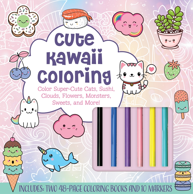 Cute Kawaii Coloring Kit/Product Detail/Kids Colouring