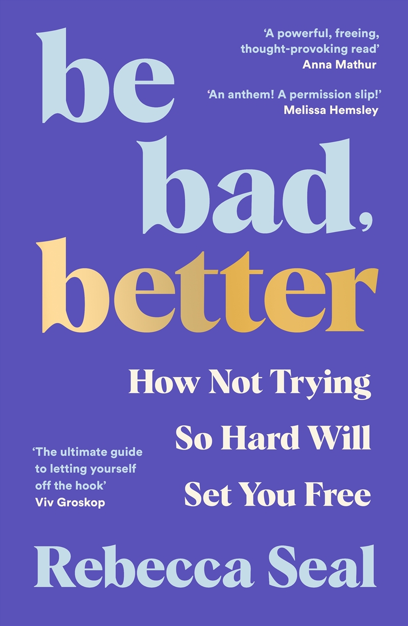 Be Bad, Better/Product Detail/Self Help & Personal Development