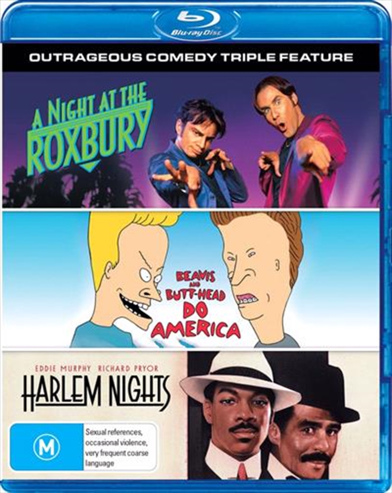 A Night At The Roxbury / Beavis and Butthead Do America / Harlem Nights  Outrageous Comedy Triple F/Product Detail/Comedy