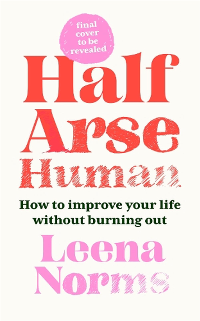 Half-Arse Human/Product Detail/Self Help & Personal Development