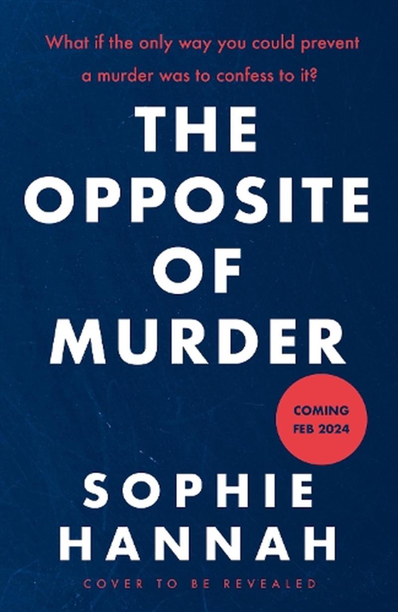 The Opposite of Murder/Product Detail/Crime & Mystery Fiction