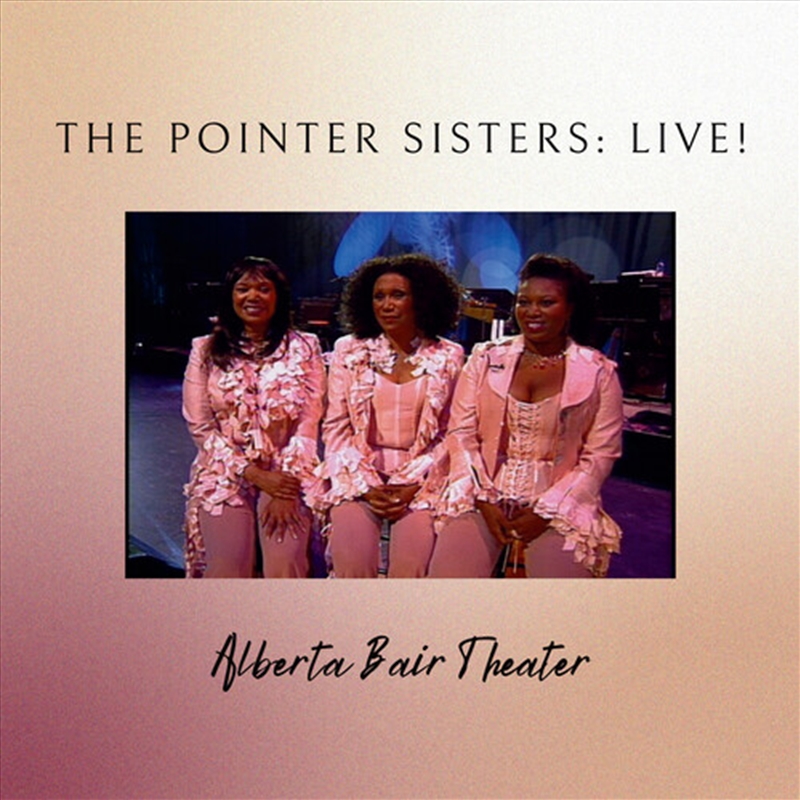 Pointer Sisters Live In Montana/Product Detail/R&B