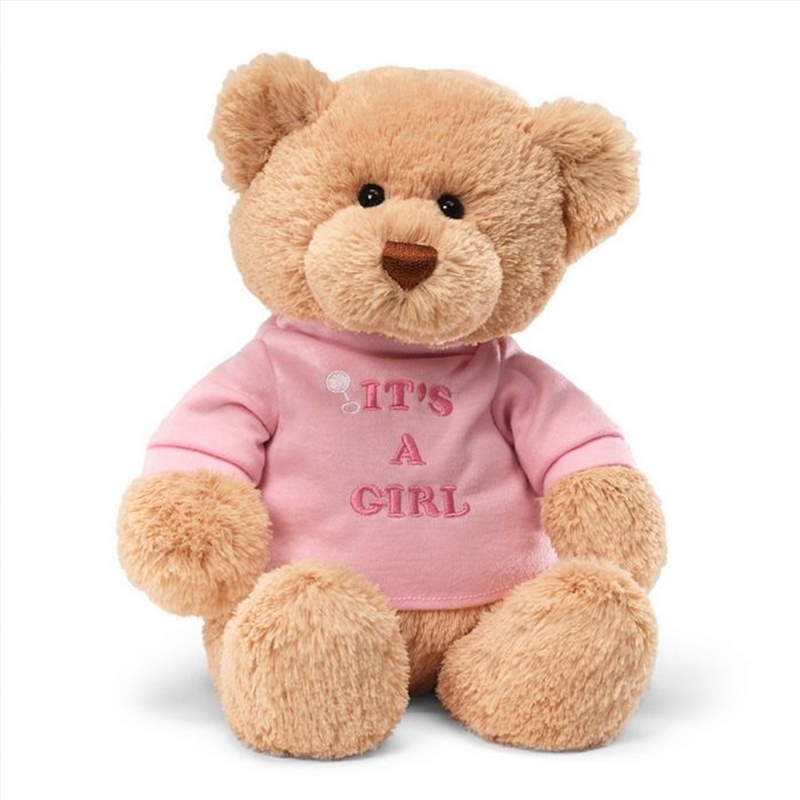 Message Bear: It's A Girl - Pink/Product Detail/Plush Toys