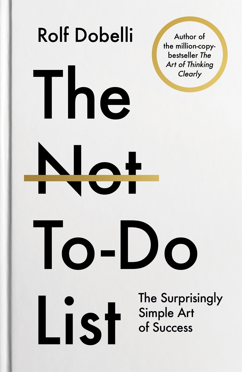 The Not-To-Do List/Product Detail/Self Help & Personal Development