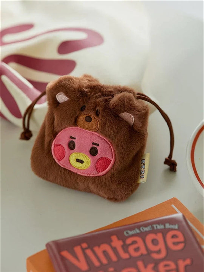 Bt21 - Baby Fluffy String Mini Bag Charm Pouch Tata/Product Detail/KPOP Merch