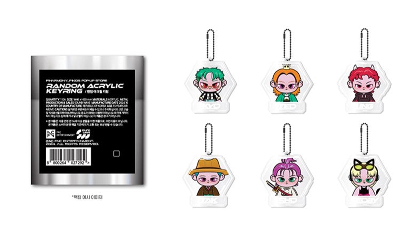 P1Harmony - P1Kids Pop Up Store Official Md Random Acrylic Keyring/Product Detail/KPOP Merch