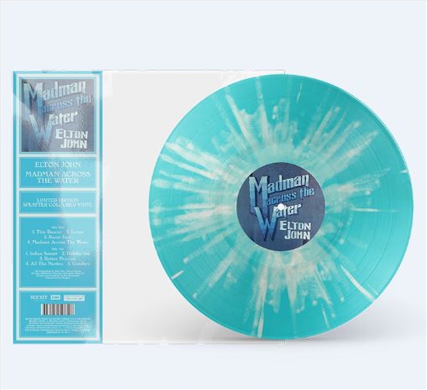 Madman Across The Water - Limited Edition Blue Splatter Vinyl/Product Detail/Rock