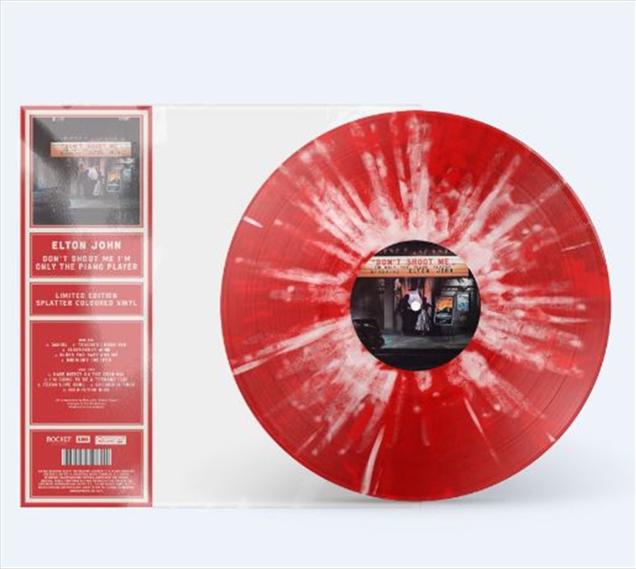 Don’t Shoot Me I’m Only The Piano Player - Limited Red Splatter Vinyl/Product Detail/Rock