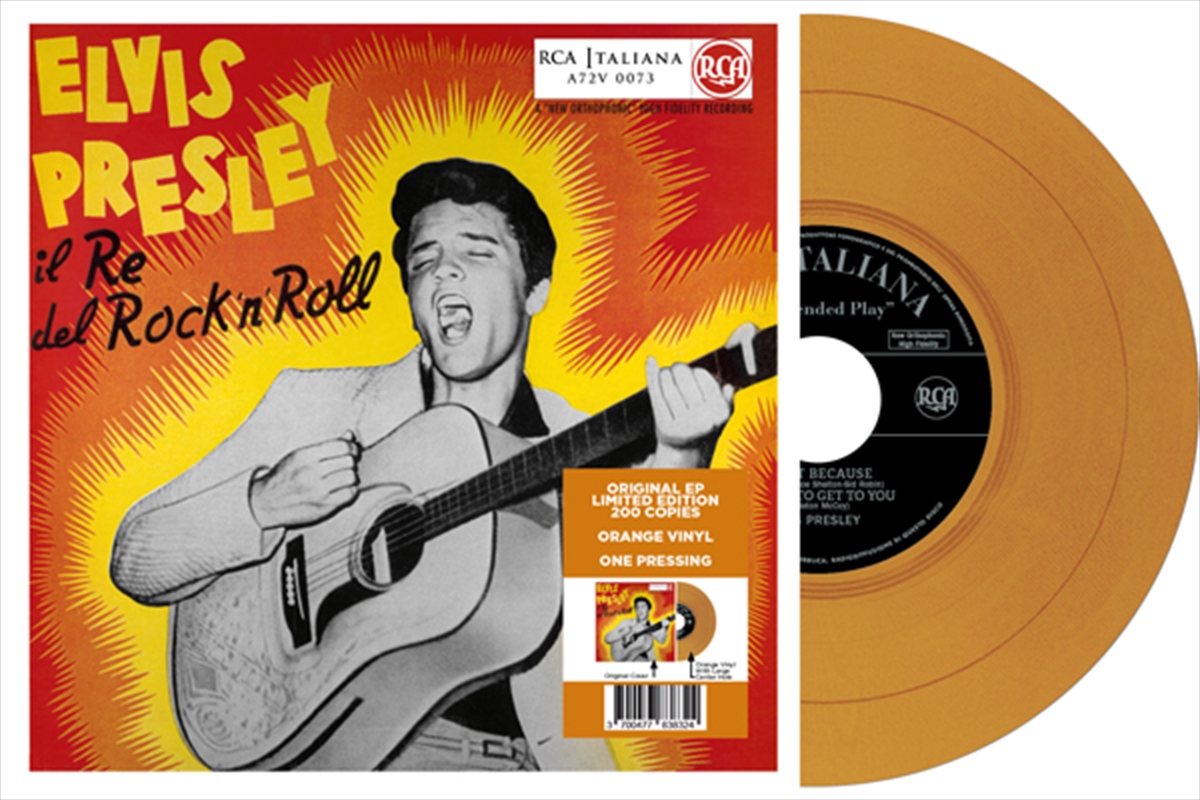 Il Re Del Rock ‘N’ Roll - Orange Vinyl/Product Detail/Rock/Pop