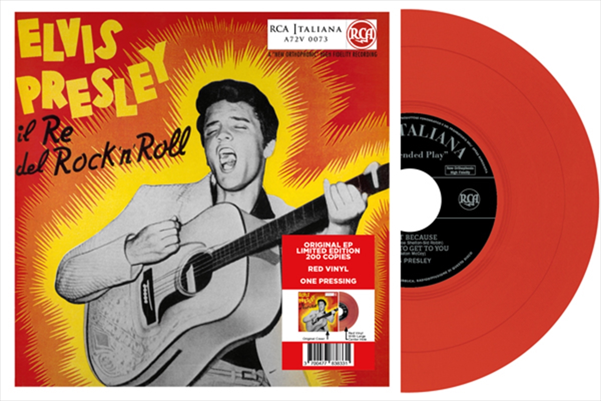 Il Re Del Rock ‘N’ Roll - Red Vinyl/Product Detail/Rock/Pop