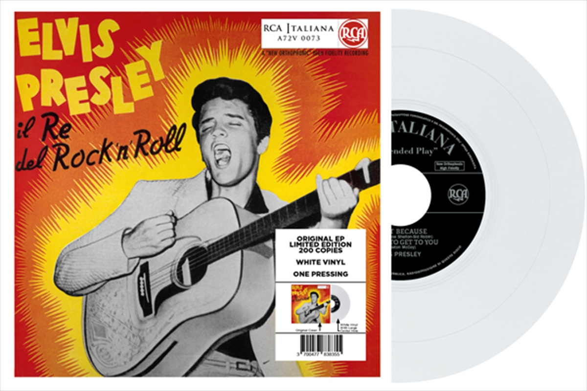 Il Re Del Rock ‘N’ Roll - White Vinyl/Product Detail/Rock/Pop