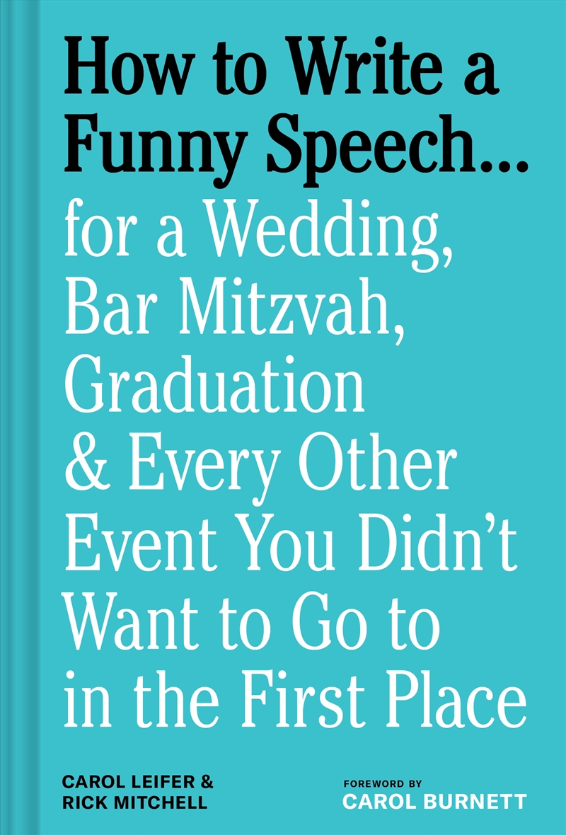 How to Write a Funny Speech . . ./Product Detail/Self Help & Personal Development