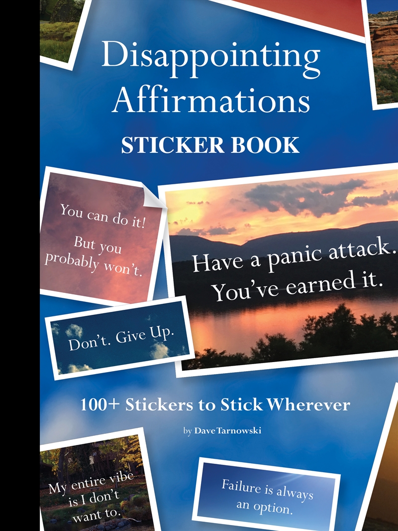 Disappointing Affirmations Sticker Book/Product Detail/Reading