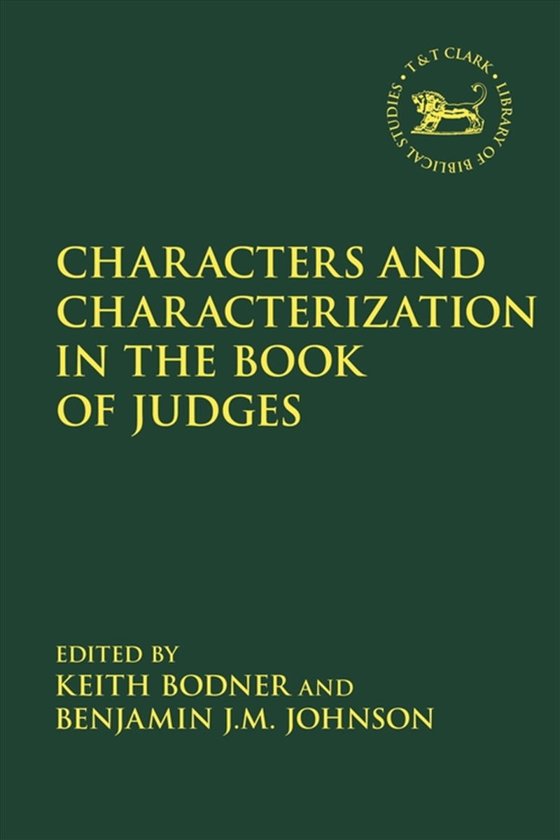 Characters and Characterization in the Book of Judges/Product Detail/Religion & Beliefs