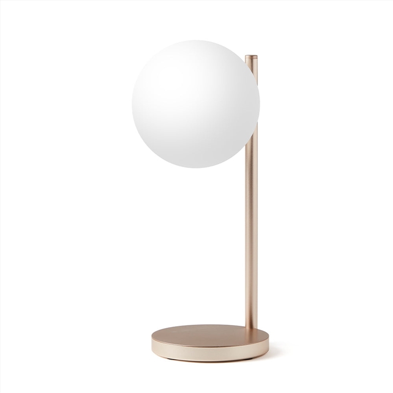 Lexon Bubble Desk Lamp With Built-In Wireless Charger - Gold/Product Detail/Lighting