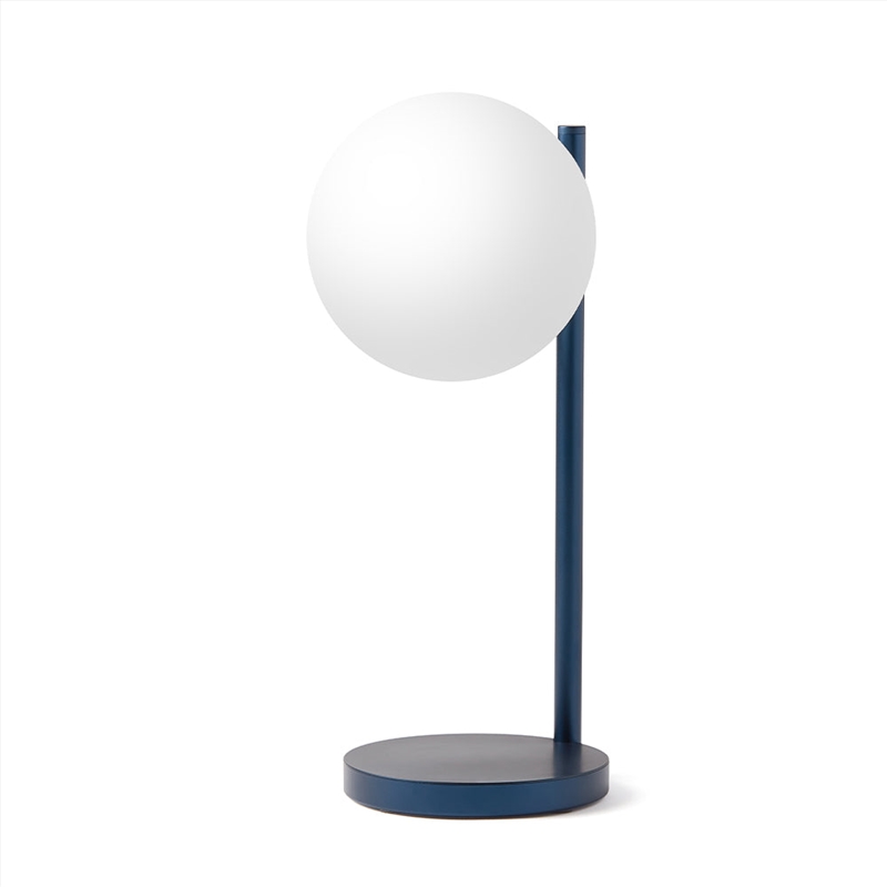 Lexon Bubble Desk Lamp With Built-In Wireless Charger - Blue/Product Detail/Lighting