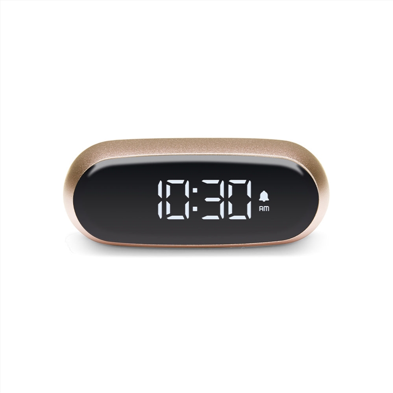 Lexon Minut Mini Alarm Clock - Gold/Product Detail/Clocks