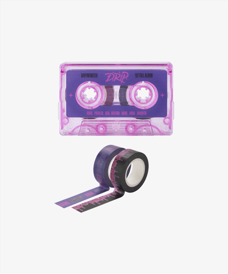 Babymonster - Drip 1st Full Album Official MD Masking Tape + Cutter/Product Detail/KPOP Merch