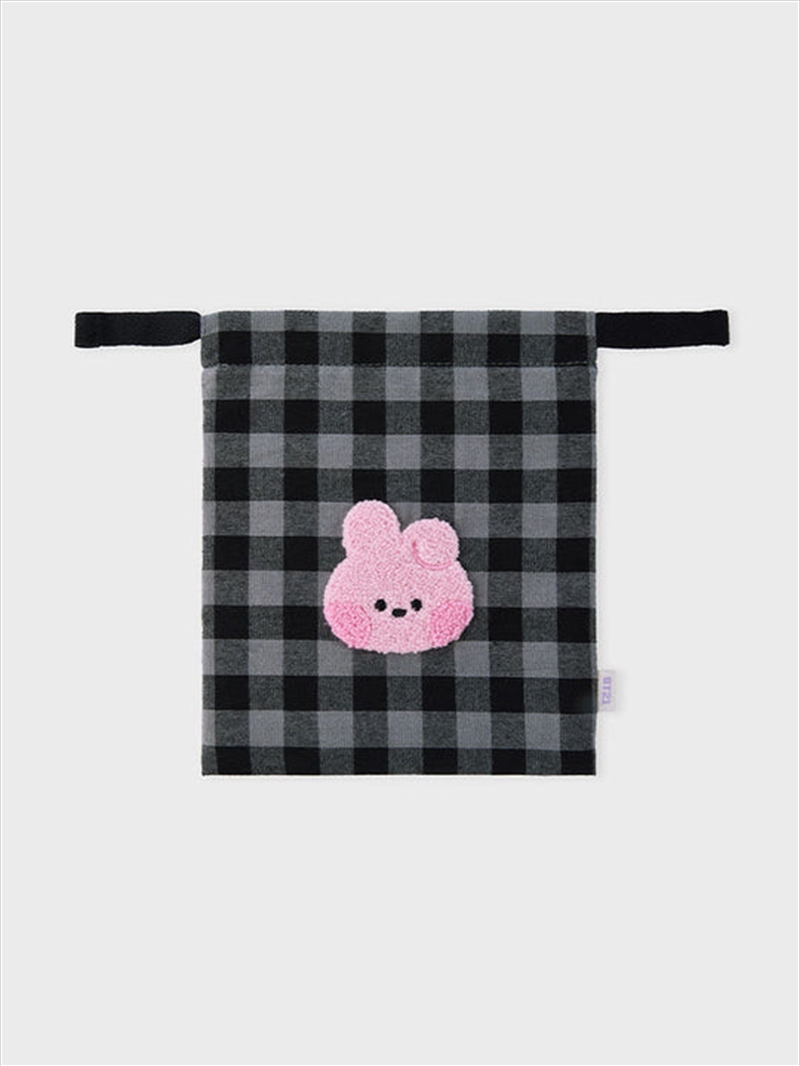 Bt21 - Minini Basic Check String Pouch Cooky/Product Detail/KPOP Merch